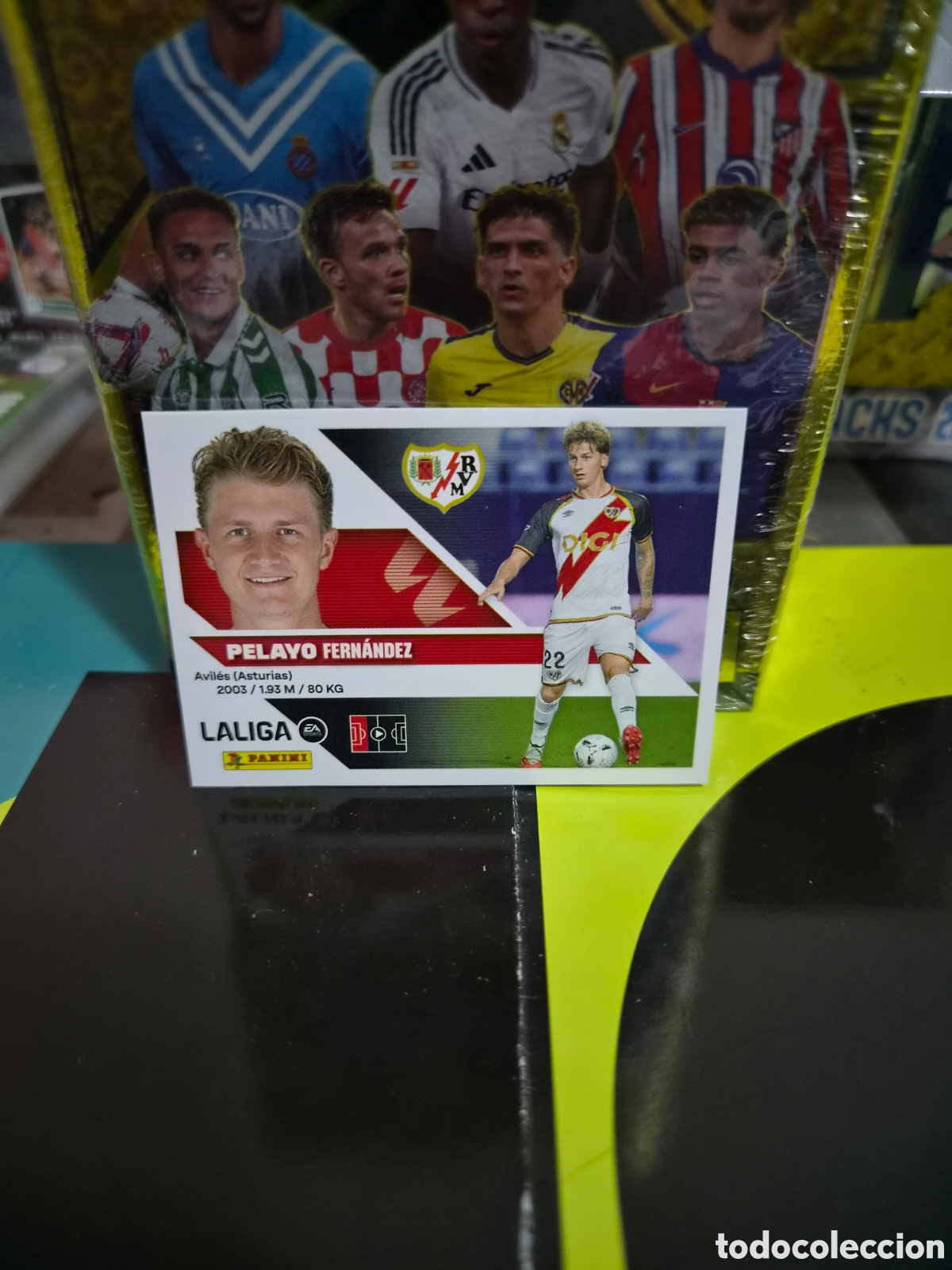 Cromos de f&uacute;tbol: N&deg;10Bis Rayo Vallecano Pelayo Liga Este 26/27
