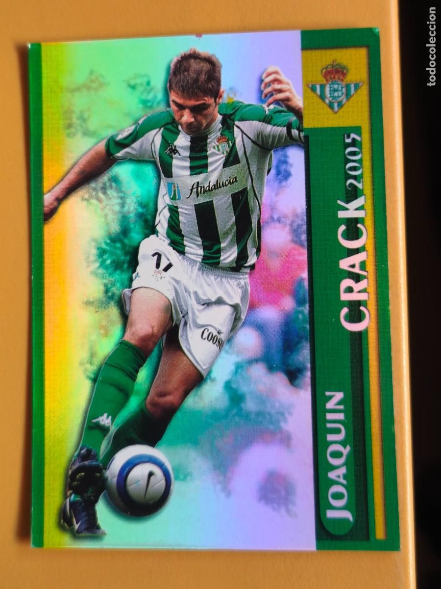Cromos de f&uacute;tbol: joaquin, liga 2005 crack