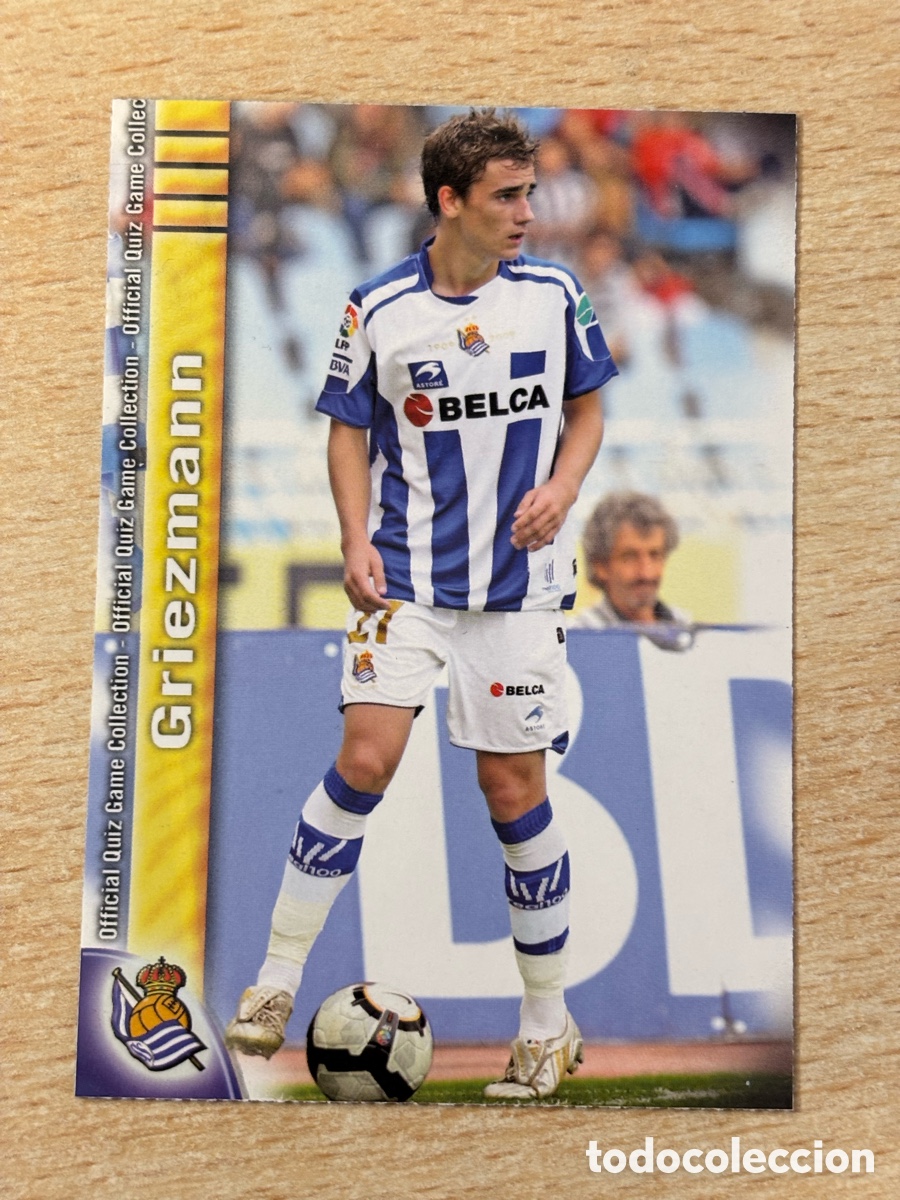 Cromos de f&uacute;tbol: # 832 Griezmann Real Sociedad Rookie card Barcelona Atl&eacute;tico de Madrid Fichaje Nuevo