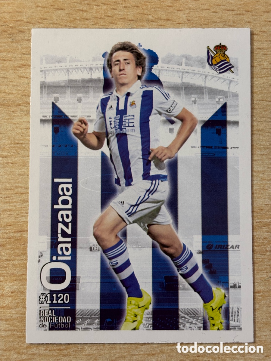 Cromos de f&uacute;tbol: # 1120 Oiarzabal rookie card Real Sociedad 2015-16 Mundicromo nuevo de sobre. Oyarzabal Perfecto.