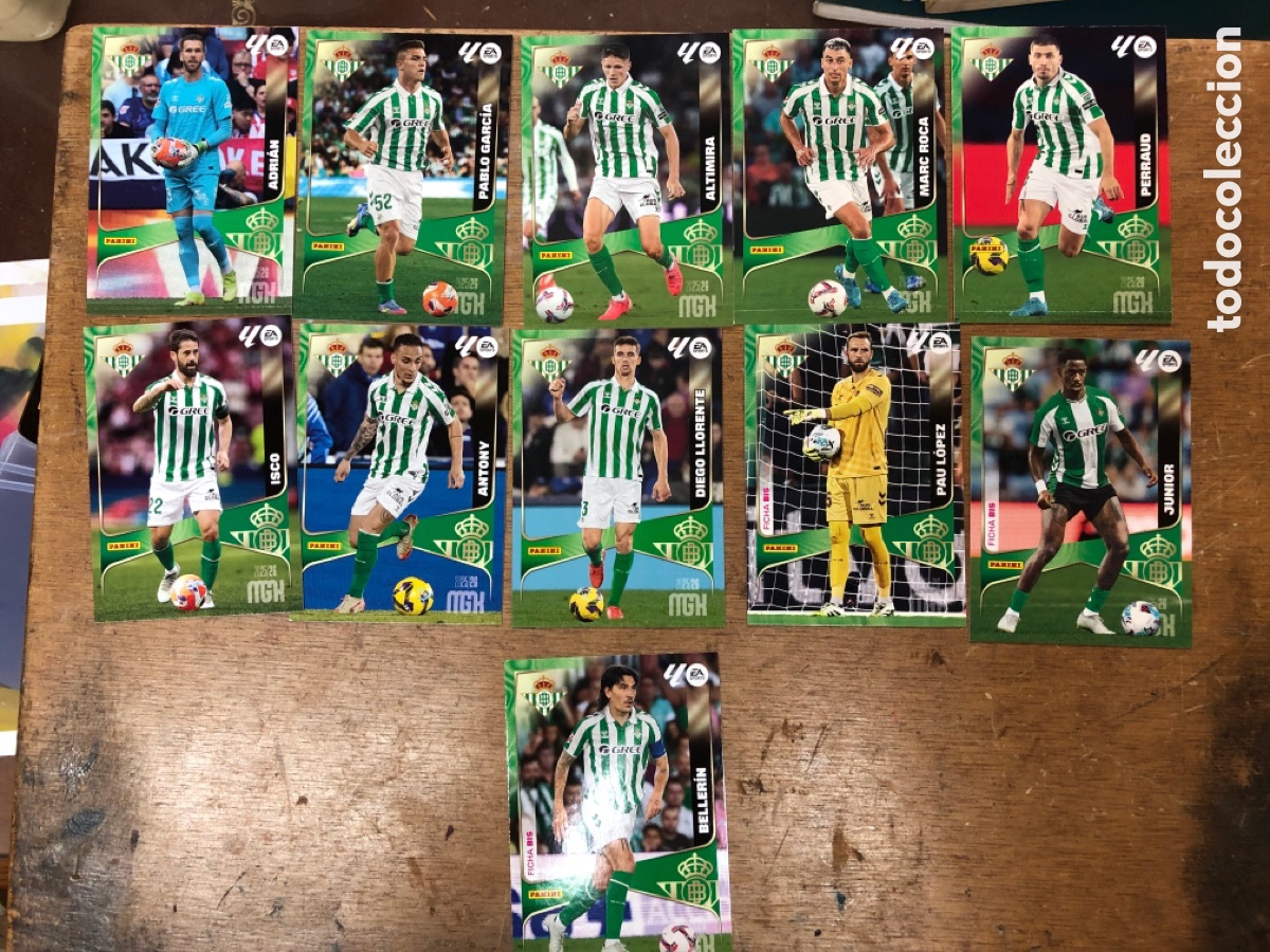 Cromos de f&uacute;tbol: Megacracks 2025 2026 equipo Betis