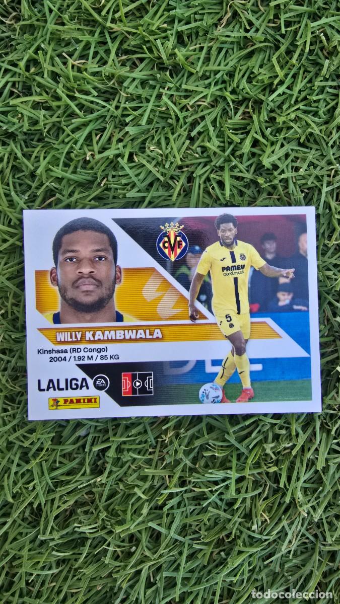 Cromos de f&uacute;tbol: KAMBWALA 8A VILLARREAL LIGA ESTE 2026 2027 26 27 PANINI LALIGA EA SPORTS