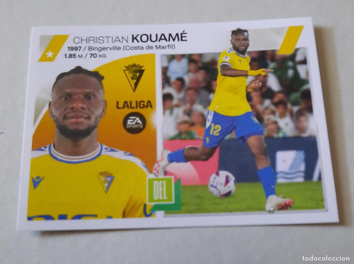Cromos de f&uacute;tbol: &Uacute;ltimos Fichajes n&deg;52 Kouam&eacute; C&aacute;diz CF, 2023-24
