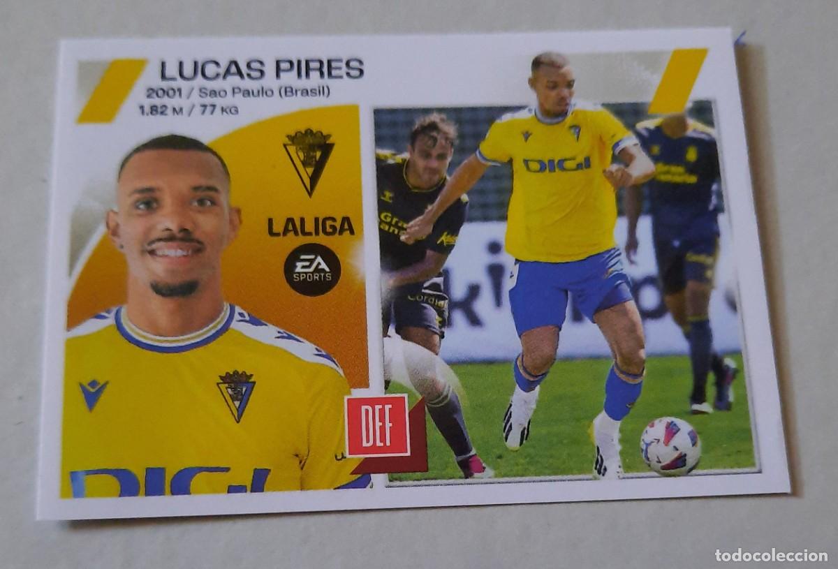 Cromos de f&uacute;tbol: &Uacute;ltimos Fichajes n&deg;34 Lucas Pires C&aacute;diz CF, 2023-24