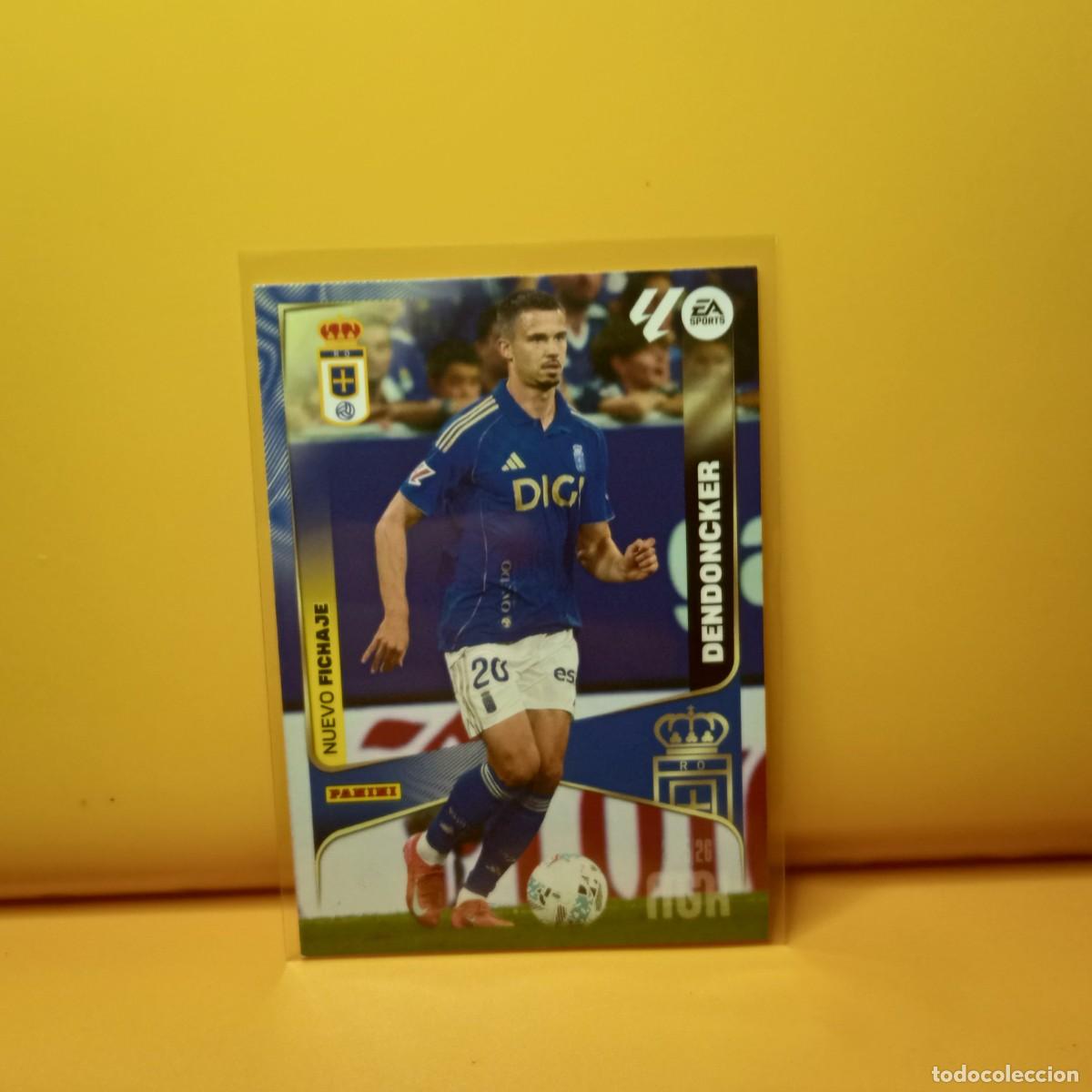 Cromos de f&uacute;tbol: MEGACRACKS 2025 2026 25 26 (NUEVO FICHAJE) 3&ordf; EDICI&Oacute;N REAL OVIEDO DENDONCKER 490