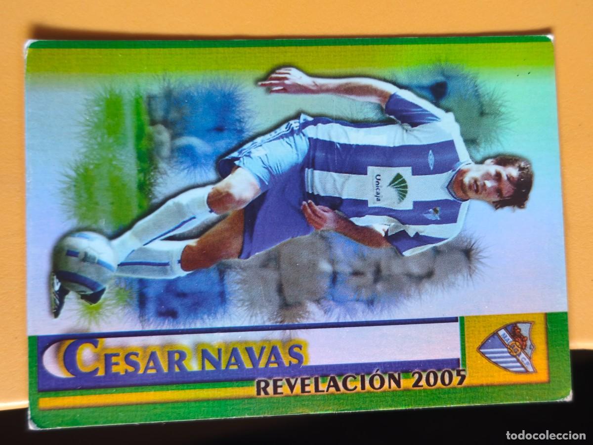 Cromos de f&uacute;tbol: cesar navas, liga 2005 revelacion