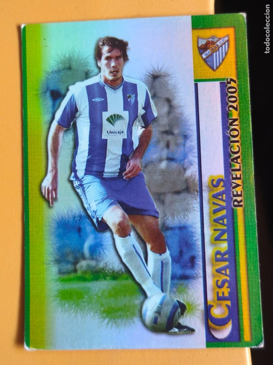 Cromos de f&uacute;tbol: cesar navas, liga 2005 revelacion