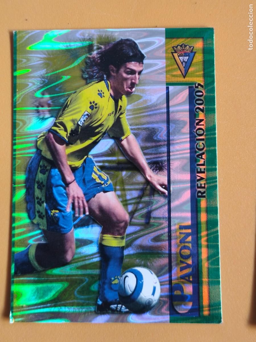 Cromos de f&uacute;tbol: pavoni, liga 2005 revelacion