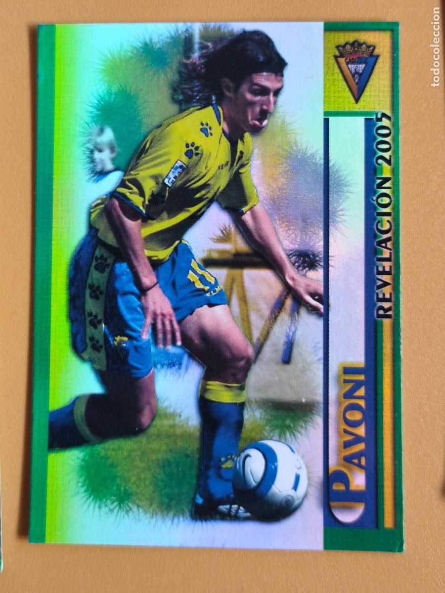 Cromos de f&uacute;tbol: pavoni, liga 2005 revelacion