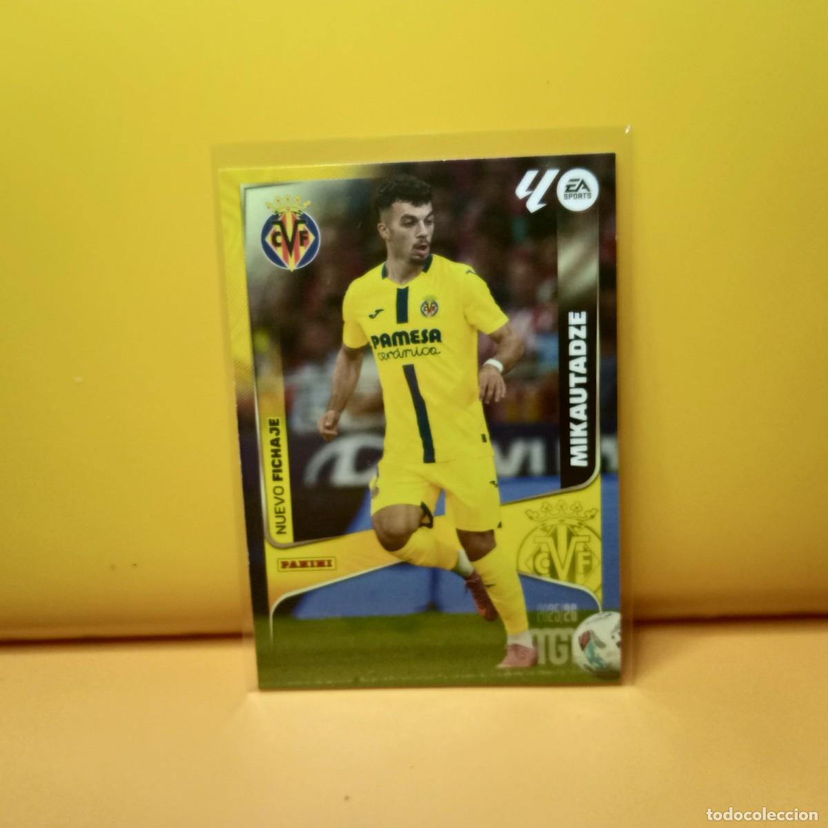 Cromos de f&uacute;tbol: MEGACRACKS 2025 2026 25 26 (NUEVO FICHAJE) 3&ordf; EDICI&Oacute;N VILLARREAL C.F MIKAUTADZE 499