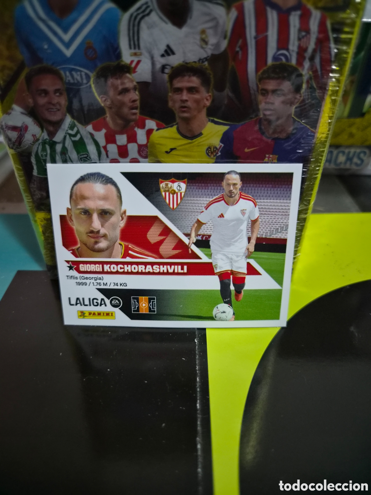 Cromos de f&uacute;tbol: N&deg;36 Fichaje Kochorashvili Liga Este 26/27