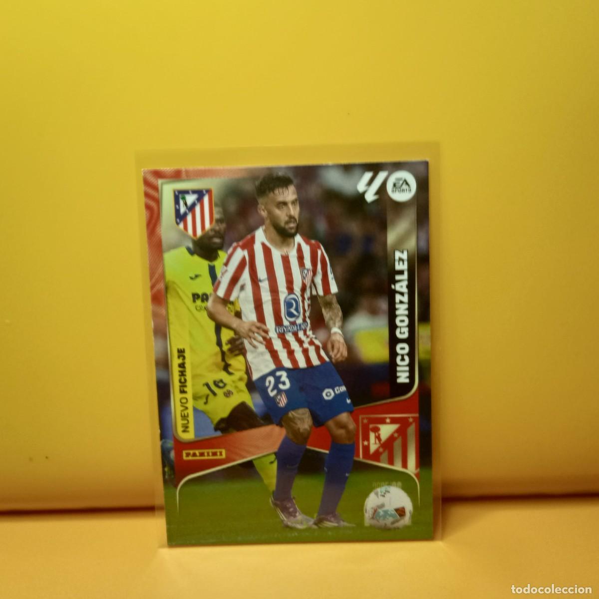 Cromos de f&uacute;tbol: MEGACRACKS 2025 2026 25 26 (NUEVO FICHAJE) 3&ordf; EDICI&Oacute;N ATL&Eacute;TICO DE MADRID NICO GONZ&Aacute;LEZ 504