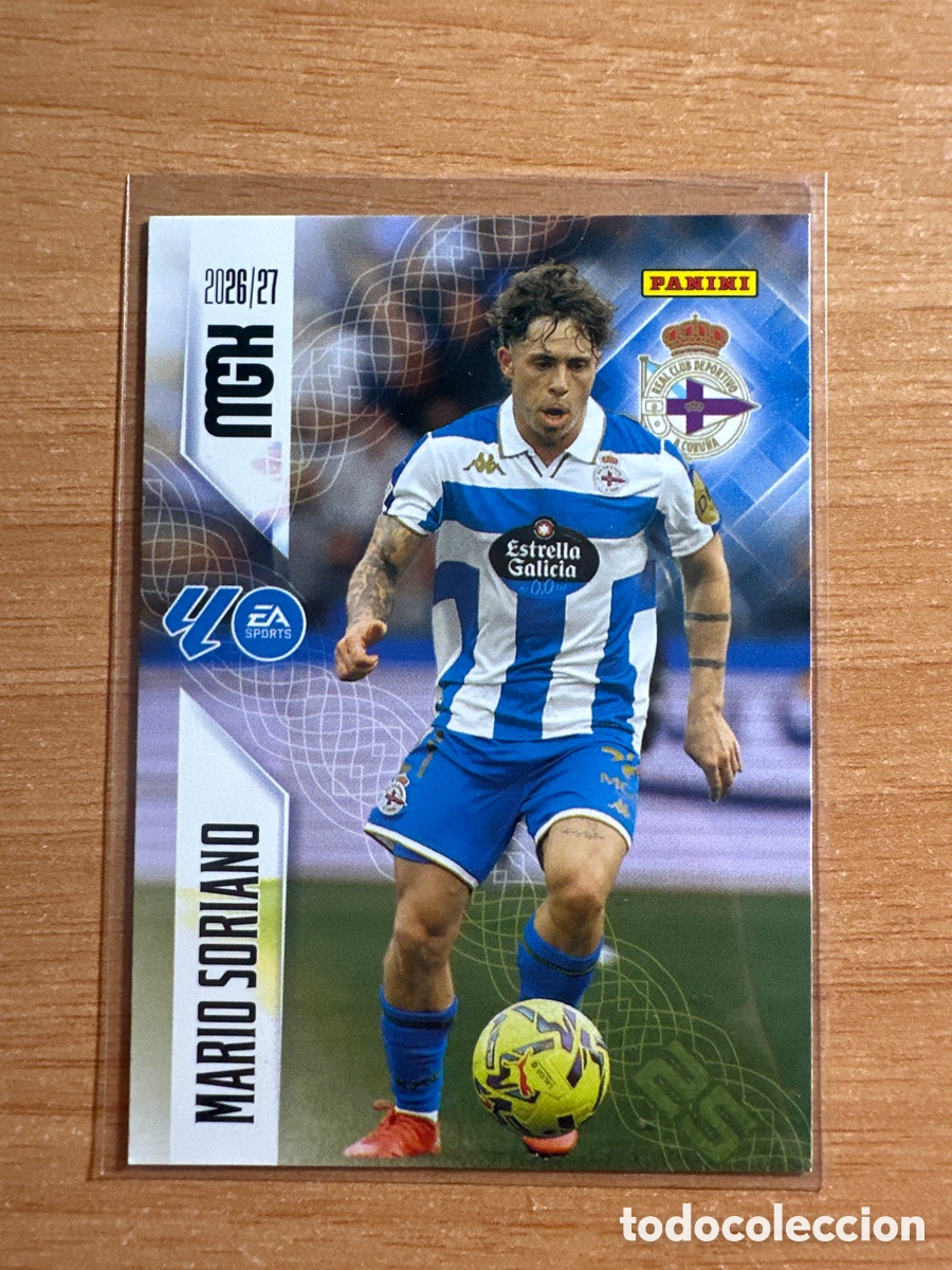 Cromos de f&uacute;tbol: 138 MARIO SORIANO DEPORTIVO DE LA CORU&Ntilde;A MEGACRACKS 2026 2027 (MGK 26 27)