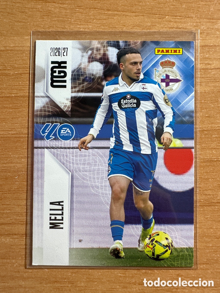 Cromos de f&uacute;tbol: 141 MELLA DEPORTIVO DE LA CORU&Ntilde;A MEGACRACKS 2026 2027 (MGK 26 27)