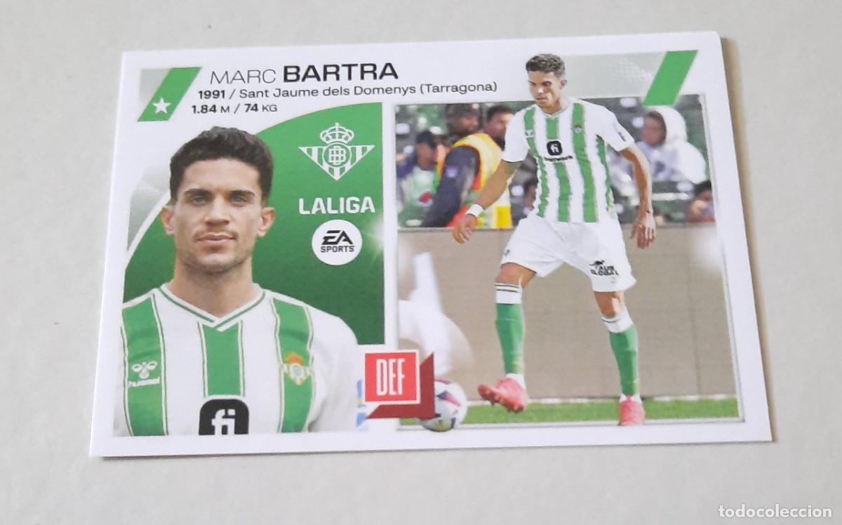 Cromos de f&uacute;tbol: &Uacute;ltimos Fichajes n&deg;27 Bartra Real Betis, 2023-24