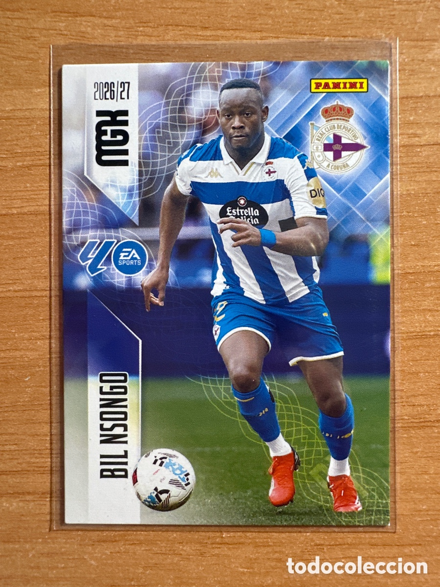 Cromos de f&uacute;tbol: 144 NSONGO DEPORTIVO DE LA CORU&Ntilde;A MEGACRACKS 2026 2027 (MGK 26 27)