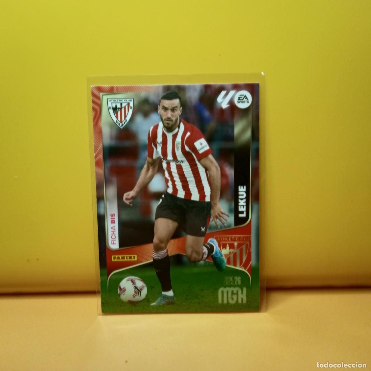 Cromos de f&uacute;tbol: MEGACRACKS 2025 2026 25 26 (3&ordf; EDICI&Oacute;N ) ATHLETIC DE BILBAO LEKUE 40 BIS