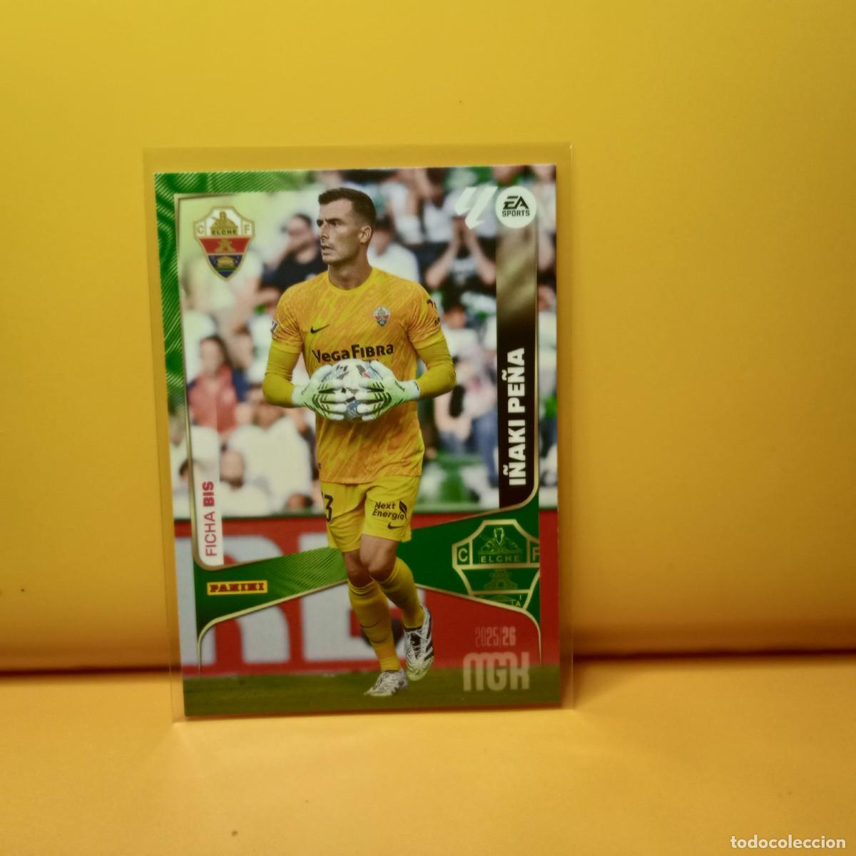 Cromos de f&uacute;tbol: MEGACRACKS 2025 2026 25 26 (3&ordf; EDICI&Oacute;N ) ELCHE C.F I&Ntilde;AKI PE&Ntilde;A 129 BIS