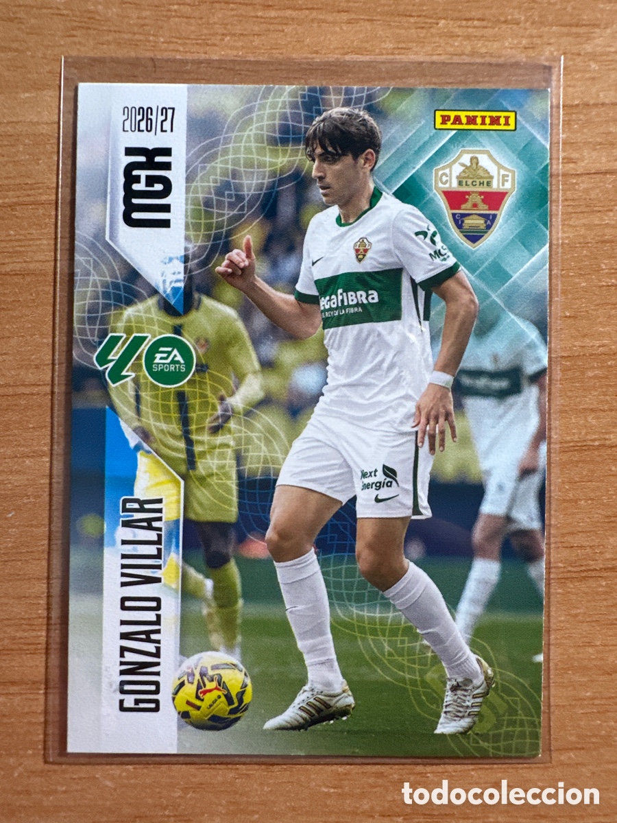 Cromos de f&uacute;tbol: 154 GONZALO VILLAR ELCHE MEGACRACKS 2026 2027 (MGK 26 27)