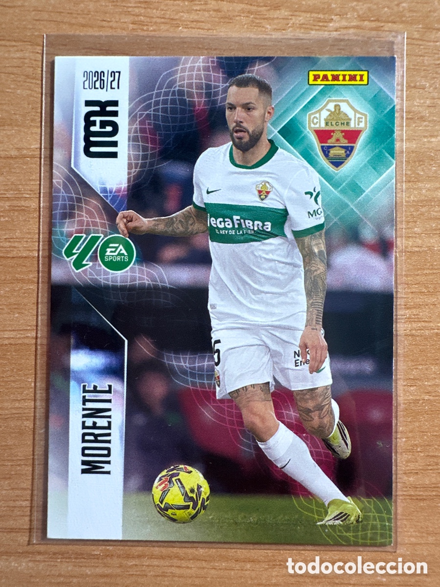 Cromos de f&uacute;tbol: 158 MORENTE ELCHE MEGACRACKS 2026 2027 (MGK 26 27)
