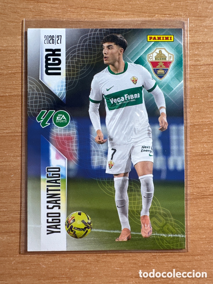Cromos de f&uacute;tbol: 161 YAGO SANTIAGO ELCHE MEGACRACKS 2026 2027 (MGK 26 27)