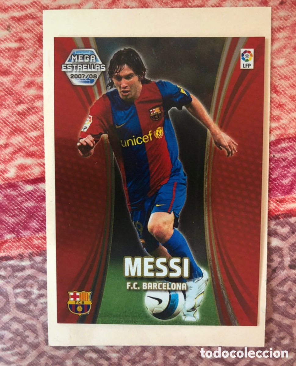 Cromos de f&uacute;tbol: Megacracks 2007 2008 mega Estrellas Messi 387 barcelona