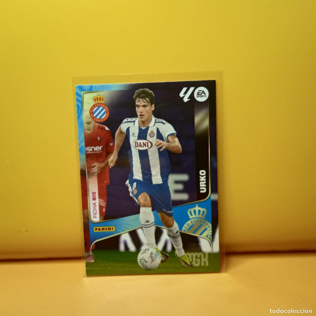 Cromos de f&uacute;tbol: MEGACRACKS 2025 2026 25 26 (3&ordf; EDICI&Oacute;N ) R.C.D ESPANYOL URKO 156 BIS
