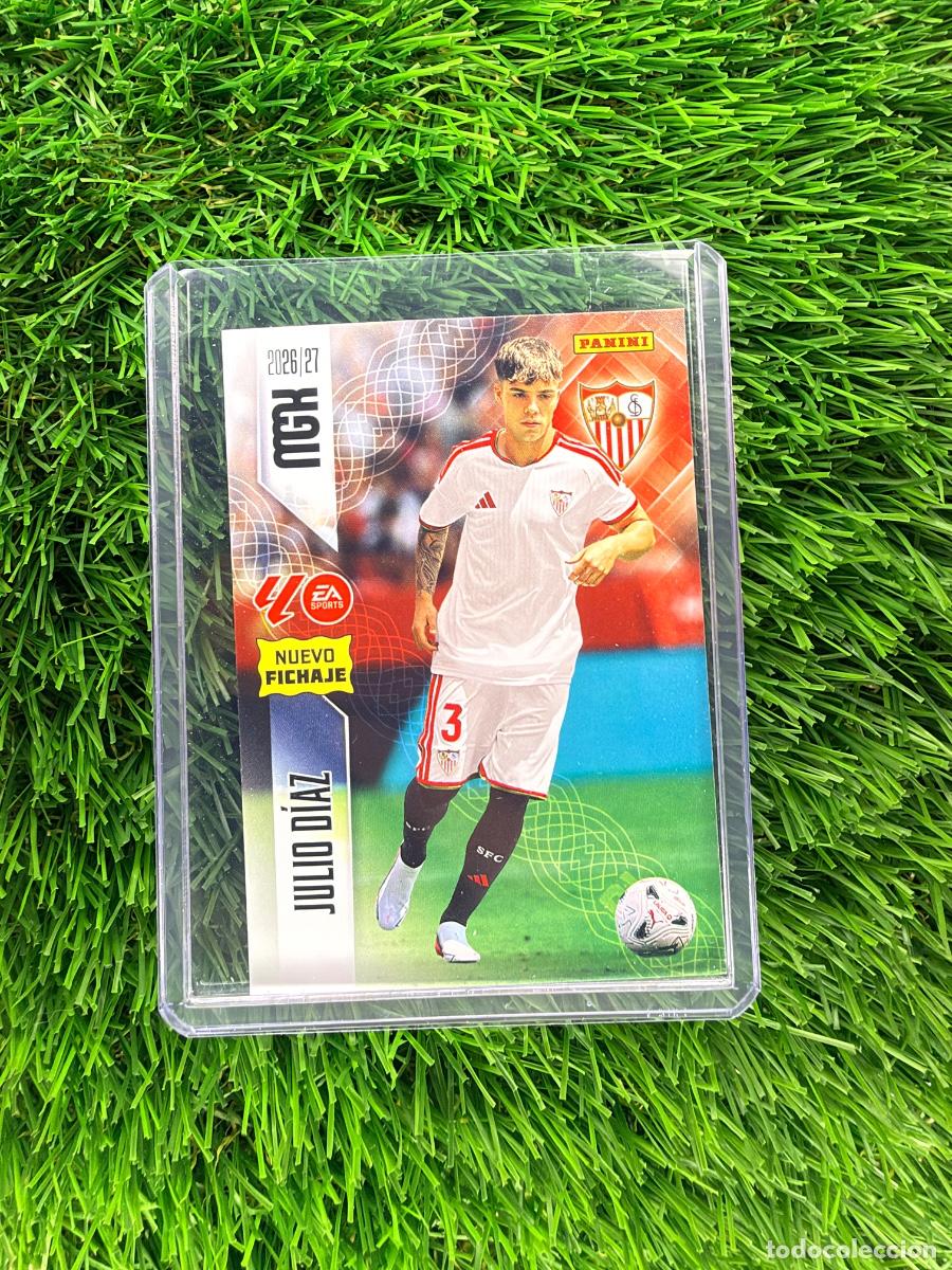 Cromos de f&uacute;tbol: N&ordm; 477 Julio D&iacute;az Nuevos Fichajes Sevilla FC Megacracks 26 27