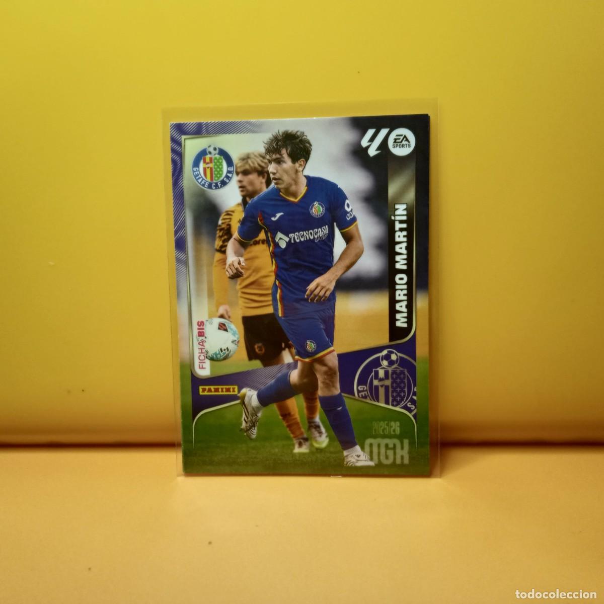 Cromos de f&uacute;tbol: MEGACRACKS 2025 2026 25 26 (3&ordf; EDICI&Oacute;N ) GETAFE C.F MARIO MART&Iacute;N 175 BIS