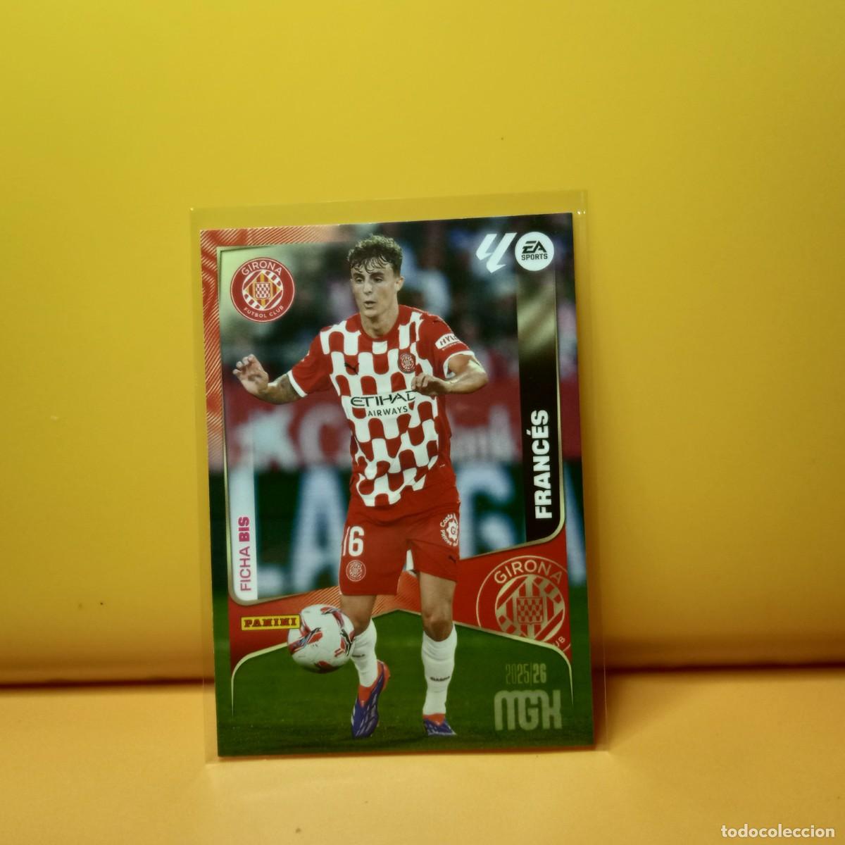 Cromos de f&uacute;tbol: MEGACRACKS 2025 2026 25 26 (3&ordf; EDICI&Oacute;N ) GIRONA C.F FRANC&Eacute;S 186 BIS