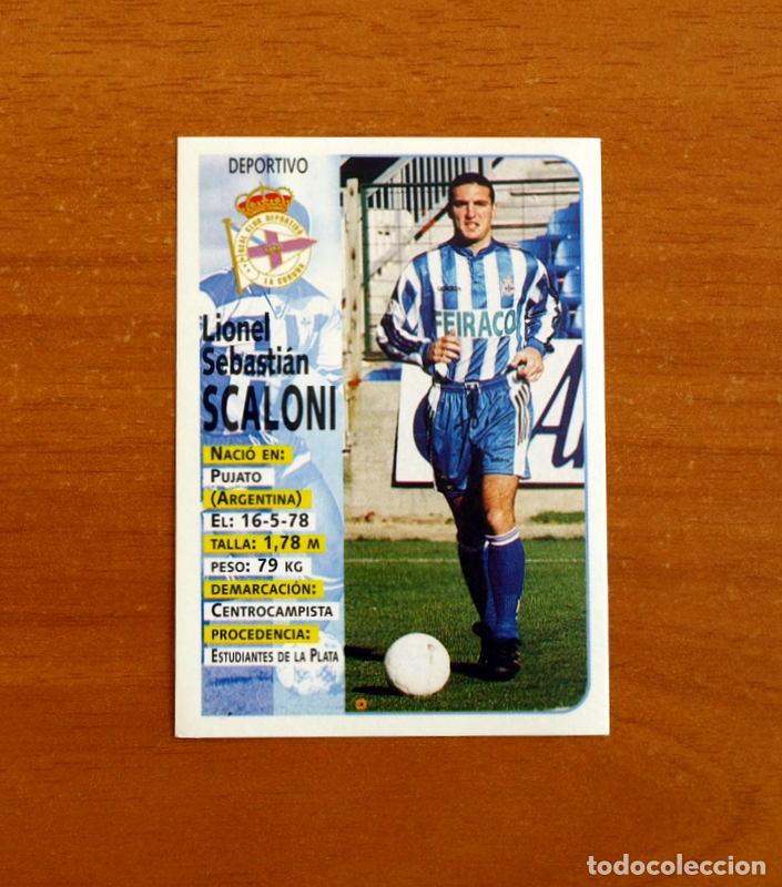 Cromos de f&uacute;tbol: Deportivo La Coru&ntilde;a - 230 Scaloni - Editorial Panini Liga 1998-1999, 98-99 - Nunca pegado