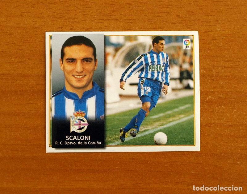 Cromos de f&uacute;tbol: Deportivo La Coru&ntilde;a - Scaloni - Ediciones Este Liga 1998-1999, 98-99 - Nunca Pegado