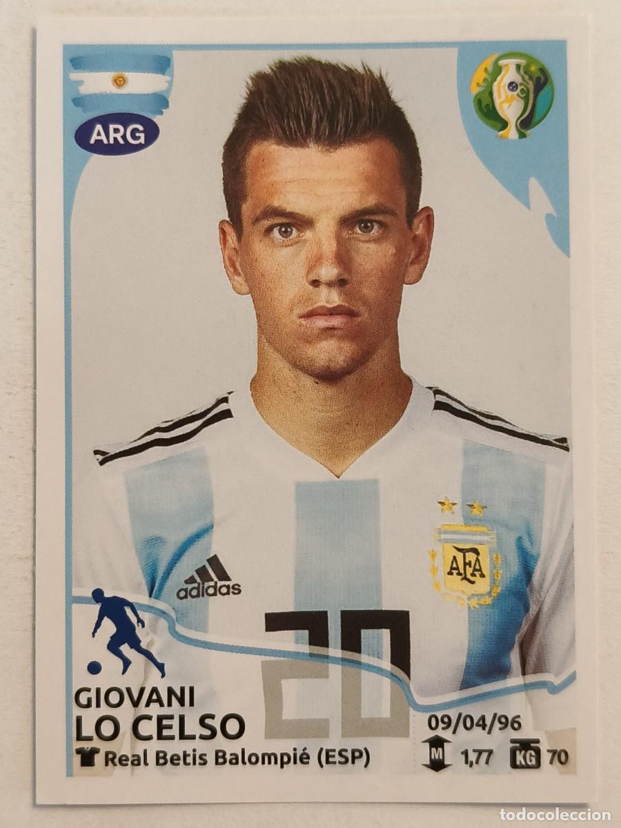 Football Stickers: #139 LO CELSO (ARGENTINA) COPA AMERICA BRASIL 2019 PANINI
