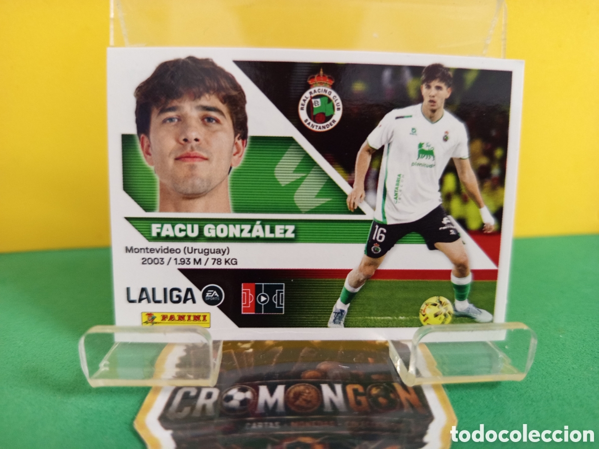 Football Stickers: ❇️ CROMO ⚽ 7.- FACU GONZ&Aacute;LEZ (RACING SANTANDER) - COLECCIONES ESTE 2026/27 (PANINI) ❇️