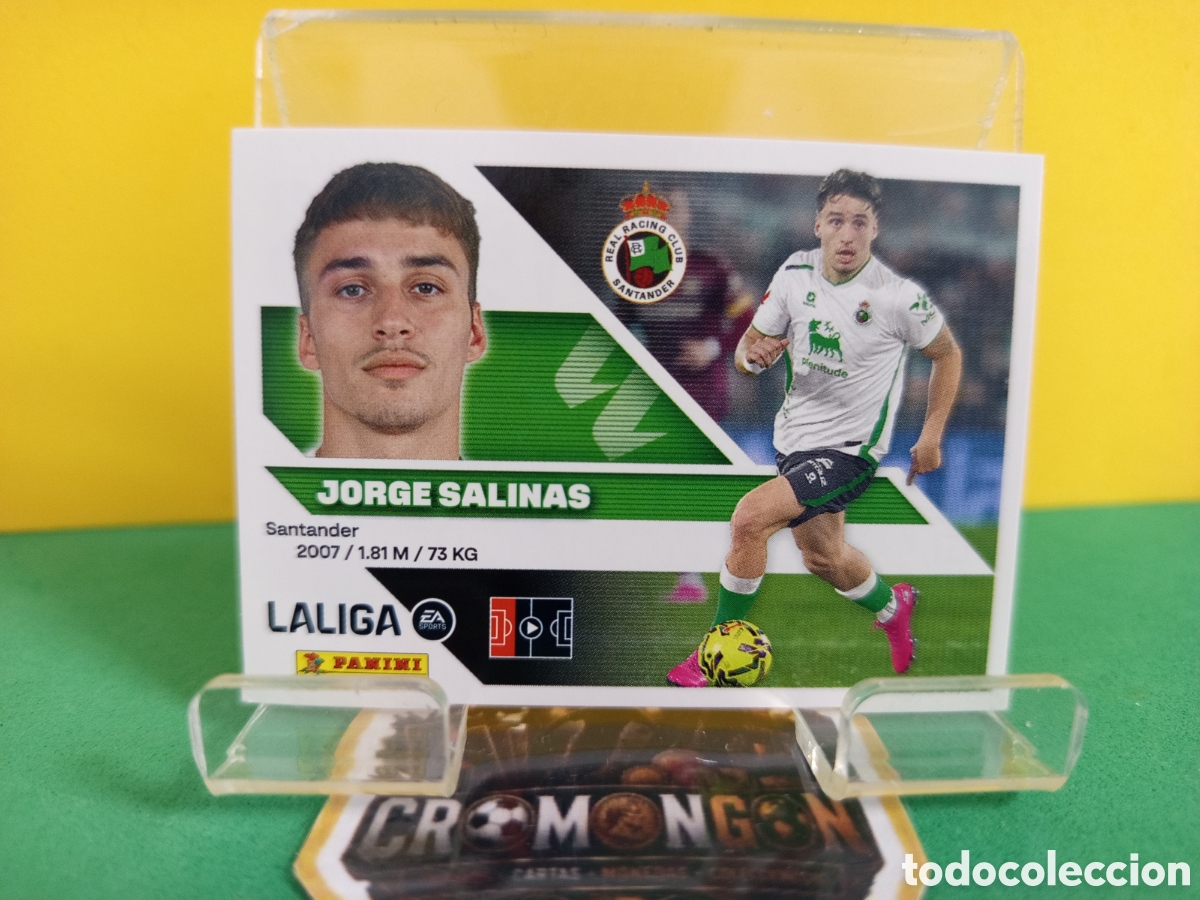 Football Stickers: ❇️ CROMO ⚽ 10.- JORGE SALINAS (RACING SANTANDER) - COLECCIONES ESTE 2026/27 (PANINI) ❇️