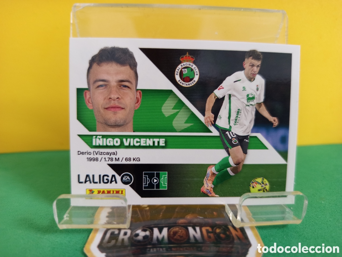 Football Stickers: ❇️ CROMO ⚽ 18.- &Iacute;&Ntilde;IGO VICENTE (RACING SANTANDER) - COLECCIONES ESTE 2026/27 (PANINI) ❇️