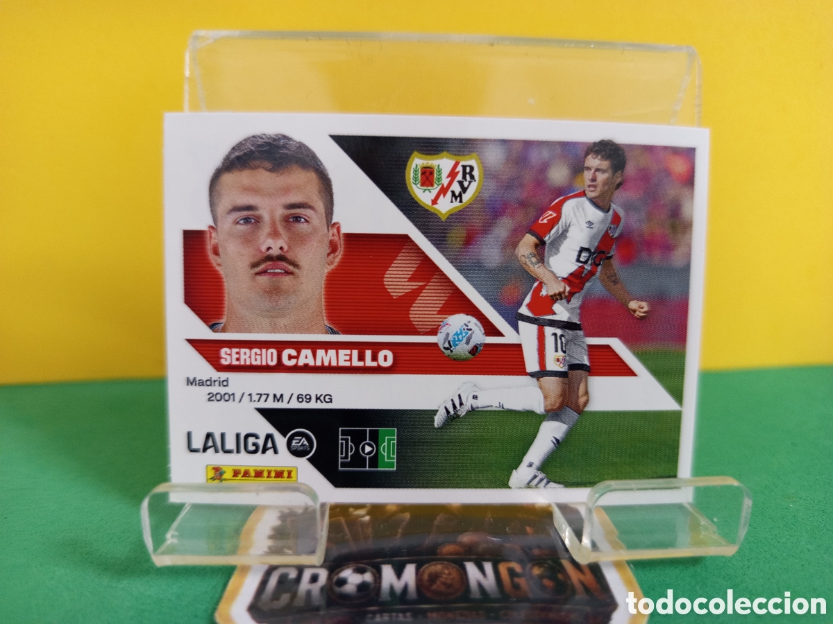 Cromos de f&uacute;tbol: ❇️ CROMO ⚽ 19.- CAMELLO (RAYO VALLECANO) - COLECCIONES ESTE 2026/27 (PANINI) ❇️