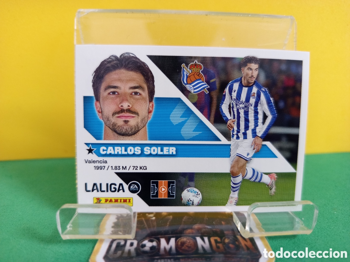 Cromos de f&uacute;tbol: ❇️ CROMO ⚽ 14.- CARLOS SOLER (R. SOCIEDAD) - COLECCIONES ESTE 2026/27 (PANINI) ❇️