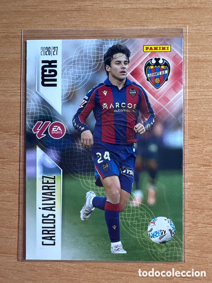 Cromos de f&uacute;tbol: 211 CARLOS &Aacute;LVAREZ LEVANTE MEGACRACKS 2026 2027 (MGK 26 27)