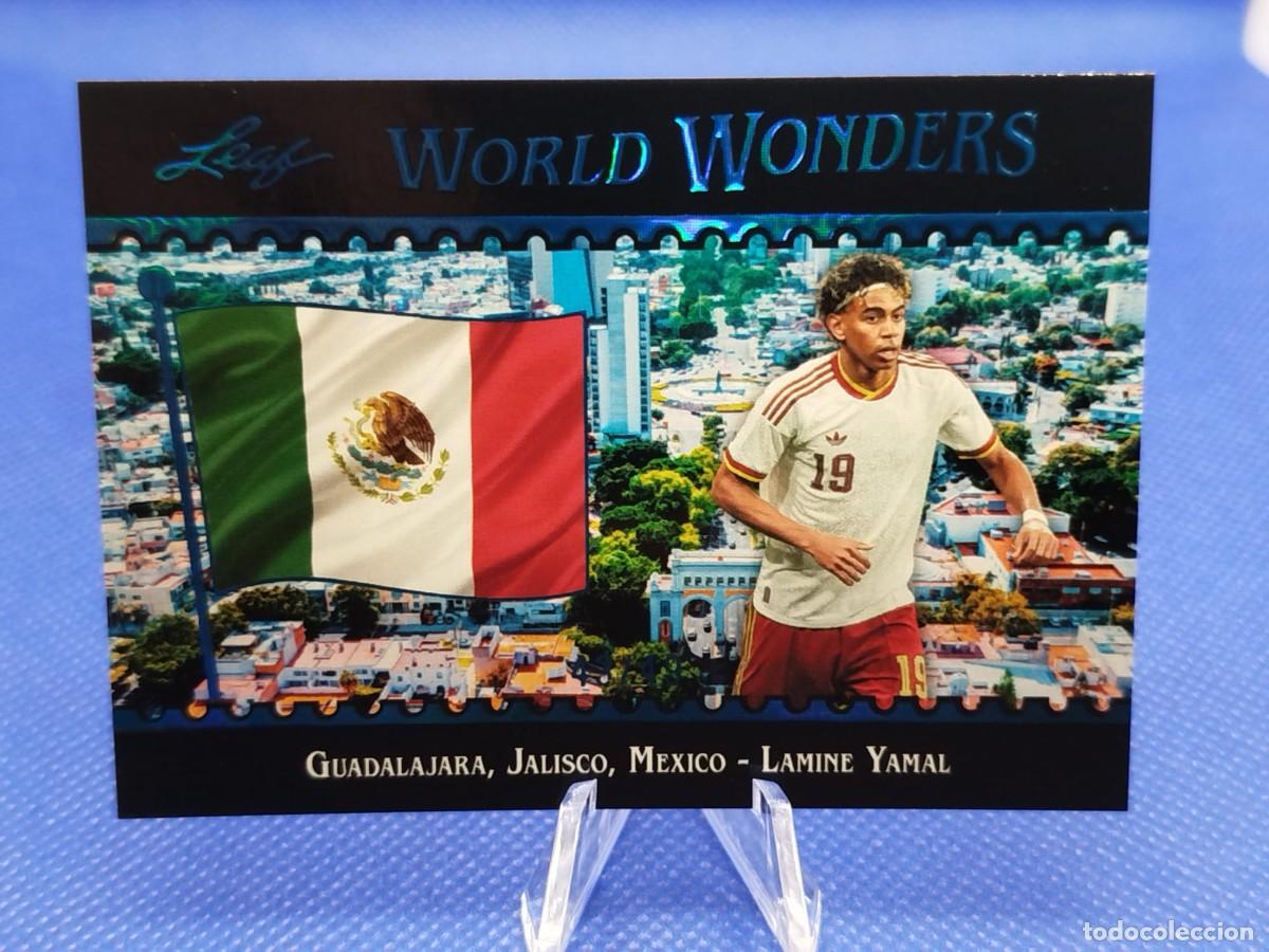 Cromos de f&uacute;tbol: /49 BLUE #6 LAMINE YAMAL ESPA&Ntilde;A 2026 LEAF WORLD WONDERS SOCCER SET &ldquo;FIFA WORLD CUP&rdquo;