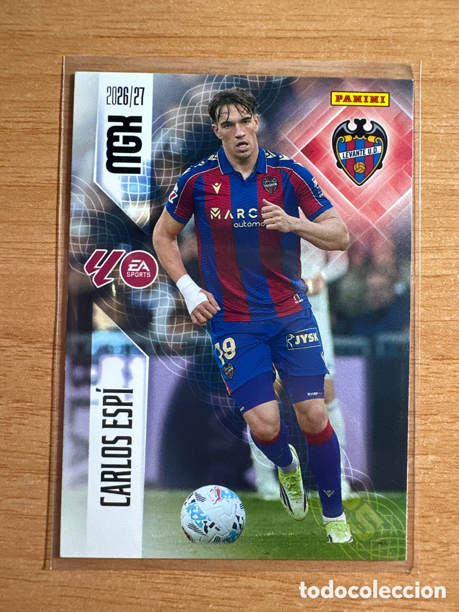 Cromos de f&uacute;tbol: 215 CARLOS ESPI LEVANTE MEGACRACKS 2026 2027 (MGK 26 27)