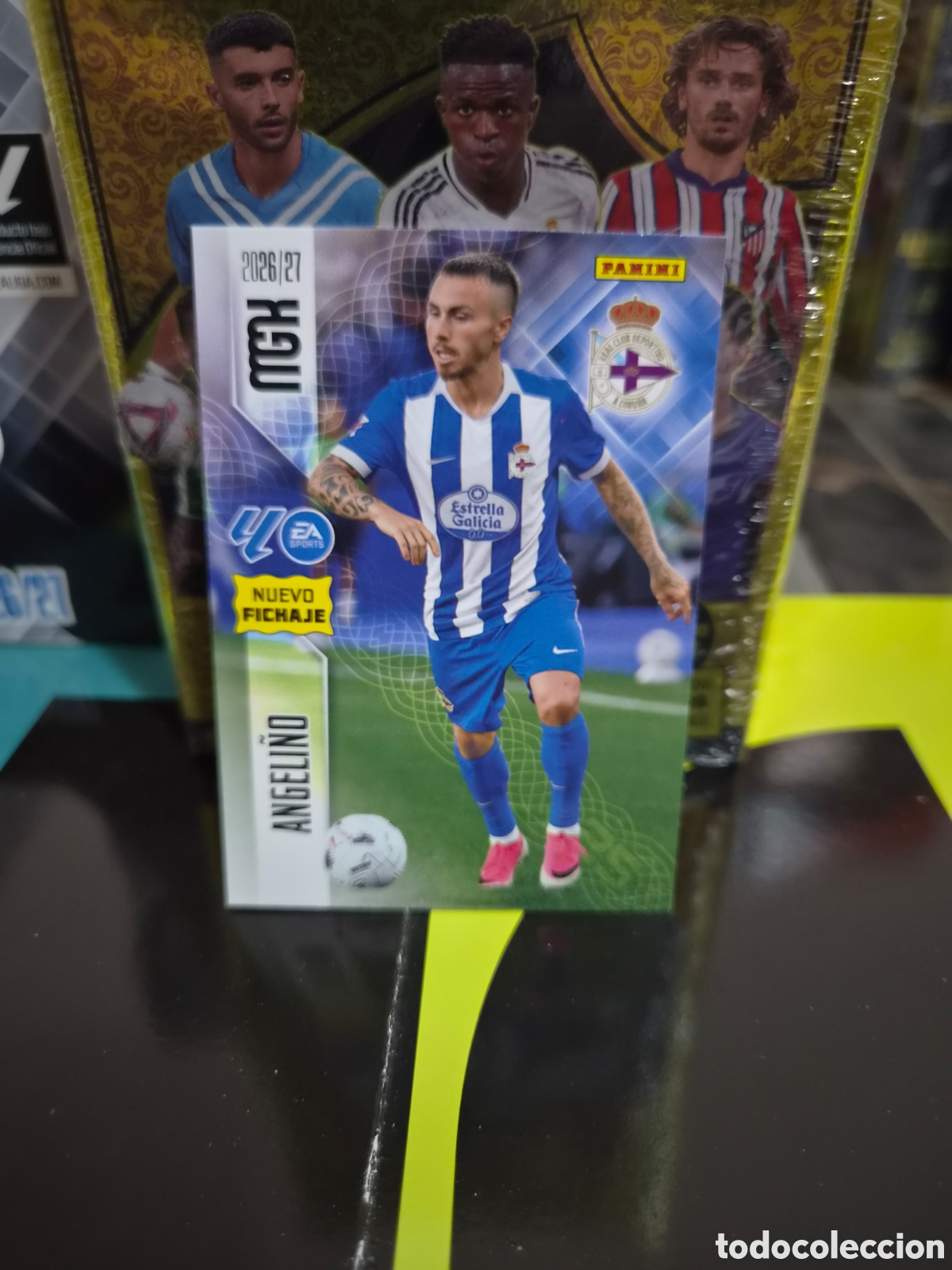 Cromos de f&uacute;tbol: N&deg;471 Nuevo Fichaje Angeli&ntilde;o Megacracks 26/27