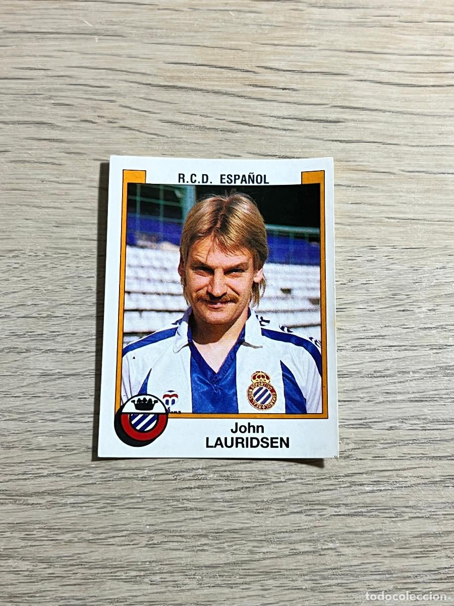 Cromos de f&uacute;tbol: 128 LAURIDSEN ESPA&Ntilde;OL LIGA FUTBOL 88 PANINI NUNCA PEGADO SIN PEGAR 1988