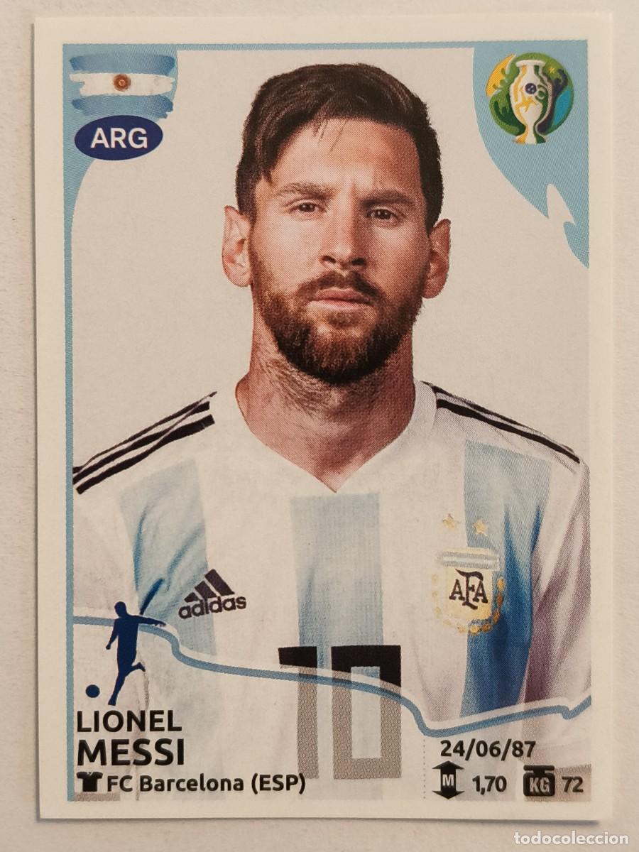 Cromos de f&uacute;tbol: #144 MESSI (ARGENTINA) COPA AMERICA BRASIL 2019 PANINI