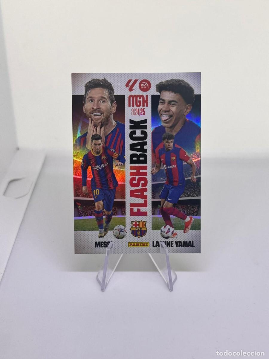 Cromos de Futebol: Messi Lamine Yamal #429 Panini Megacracks 2024 2025 Flash Back 3