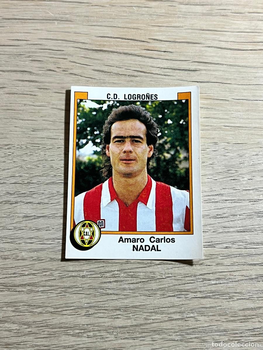 Cromos de f&uacute;tbol: 173 NADAL LOGRO&Ntilde;ES LIGA FUTBOL 88 PANINI NUNCA PEGADO SIN PEGAR 1988