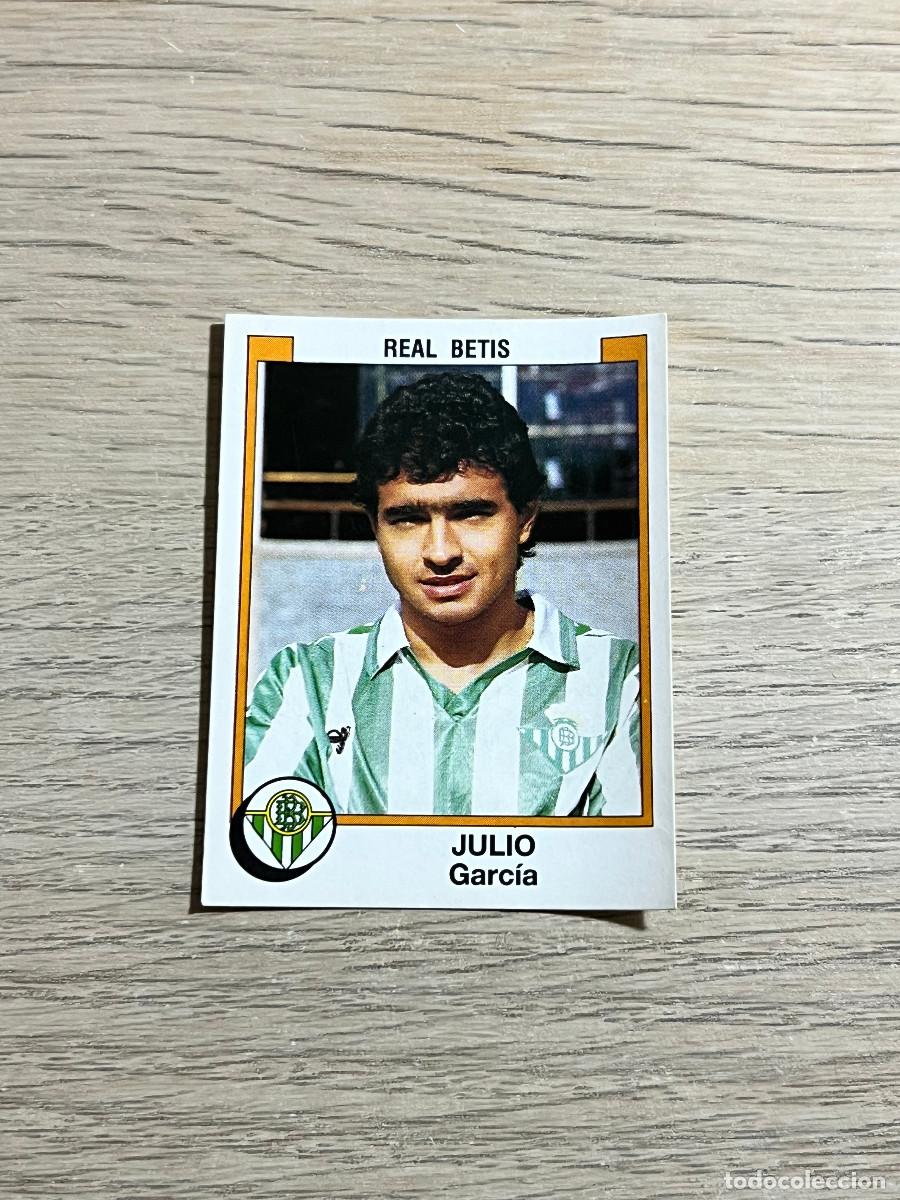Cromos de f&uacute;tbol: 67 JULIO BETIS LIGA FUTBOL 88 PANINI NUNCA PEGADO SIN PEGAR 1988