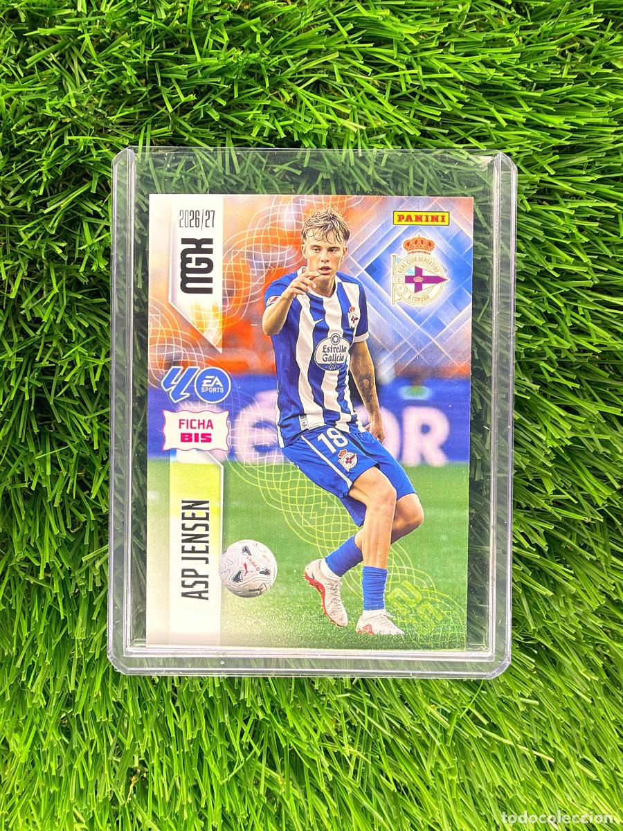 Cromos de f&uacute;tbol: N&ordm; 140BIS Asp Jensen Fichas Bis RC Deportivo Megacracks 26 27