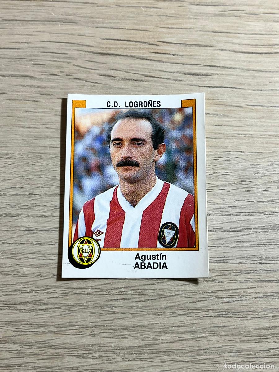 Cromos de f&uacute;tbol: 168 ABADIA LOGRO&Ntilde;ES LIGA FUTBOL 88 PANINI NUNCA PEGADO SIN PEGAR 1988