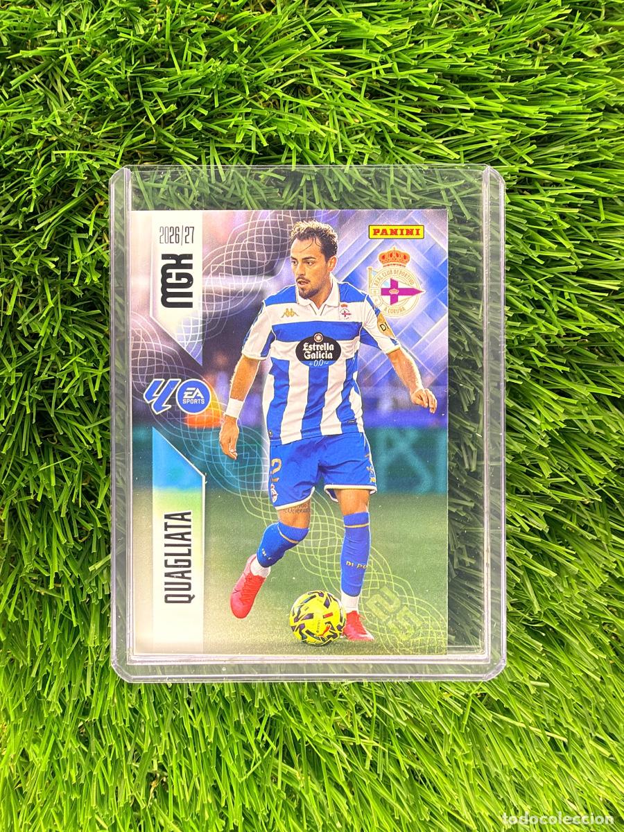 Cromos de f&uacute;tbol: N&ordm; 135 Quagliata RC Deportivo Megacracks 26 27